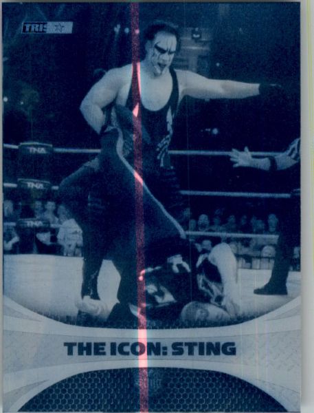 2009 TriStar TNA WWE Impact THE ICON: STING #68 Printing Press Plate 1/1