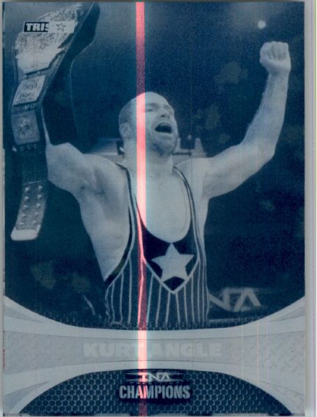 2009 TriStar TNA WWE Impact KURT ANGLE #74 Printing Press Plate 1/1