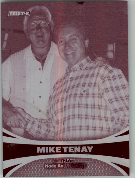 2009 TriStar TNA WWE Impact MIKE TENAY #97 Printing Press Plate 1/1
