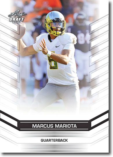 5-Ct-Lot MARCUS MARIOTA #1 2015 Leaf NFL Draft Rookie WHITE Football RCs 