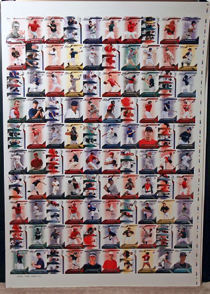 MIKE TROUT ROOKIE 2009 TriStar Prospects + RARE  UNCUT Sheet w/ STRASBURG RC