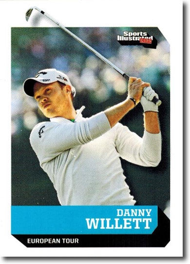 2016 Sports Illustrated SI for Kids #525 DANNY WILLETT Rookie Golf Card