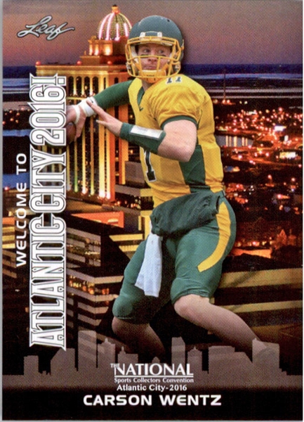50-Ct Lot CARSON WENTZ 2016 Leaf NSCC Booth Exclusive WHITE Rookie Cards